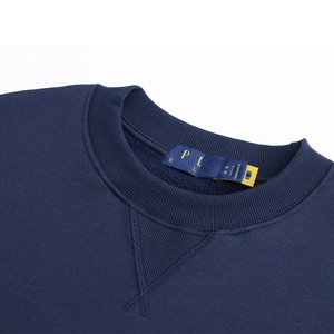 Sudadera con capucha para hombre, cuello redondo, talla grande, informal, bordada, 100% algodón, con logo, peso pesado, venta al por mayor - Product Image 2