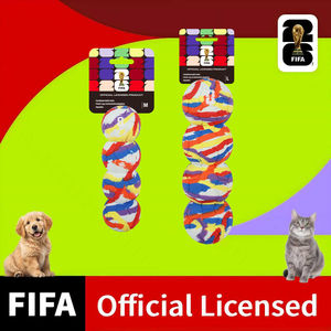 Juguetes para Mascotas con Licencia Oficial de la <span class=keywords><strong>FIFA</strong></span>, Palo de Fútbol Interactivo para Perros, Juego de Buscar y Tirar, Pelota de Goma para Masticar para Perros, para la Copa Mundial de la <span class=keywords><strong>FIFA</strong></span> - Product Image 1