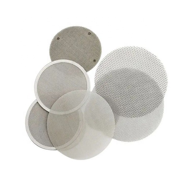 0.2 0.5 1 2 3 5 6 Micron 8 10 25 100 Micron Round Screen Stainless Steel Filter Mesh Disc