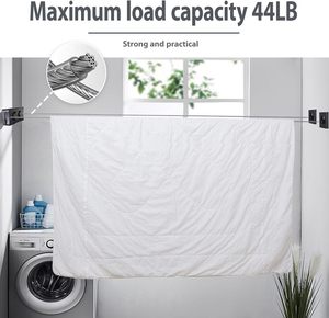 5,1 M ABS Lavandería Balcón retráctil al aire libre doble lavado individual almacenamiento líneas de secado tendedero cuerda retráctil - Product Image 3