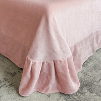 Parure de lit 4 pièces en velours de lait gaufré haut de gamme, housse de couette en flanelle luxueuse et chaude, ultra douce et confortable, pour la maison