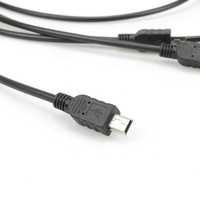 Cable de carga USB multipuerto personalizado 4 en 1 Conector USB a macho a Mini B para teléfonos móviles, tabletas y dispositivos digitales