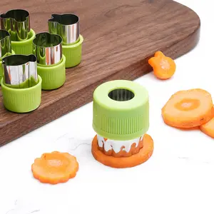 Hot Selling Stainless Steel Cute Food Stamp Mold For Kids Commercial Mini Vegetable Fruit Cutter