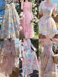 Gonna Lunga Floreale Estiva Elegante da Donna, Vestibilità Aderente, <span class=keywords><strong>Abbigliamento</strong></span> Casual Stampato in Tessuto Non Tessuto, Qualità Commercio Estero, Vendita all'Ingrosso - Product Image 5