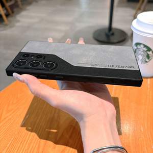 Color a juego Cámara precisión agujero protección para iPhone S25 mate PU cuero cubierta Anti caída piel sensación teléfono caso - Product Image 3