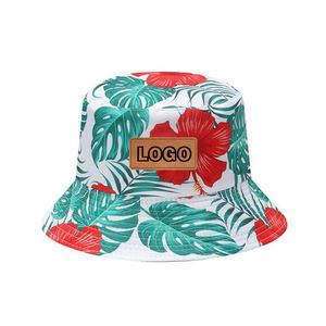 Sombreros de Pescador Personalizados al por Mayor con Logotipo para Mujer, Modelo 2025 Unisex, Aptos para Fiestas, Plegables, con Estampado Floral - Product Image 4
