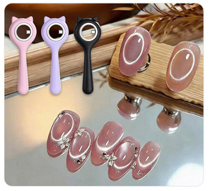 Baguette magnétique à faible aimantisme pour effet œil de chat, outil magnétique pour ongles pour French & Velvet Cat Eye avec poignée antidérapante - Product Image 1