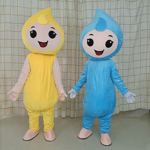 Poupée de dessin animé Goutte d'eau, vêtemise dans un monde de poupées, mascotte sur le thème de la Journée de la conservation de l'eau, vente directe d'usine - Product Image 3