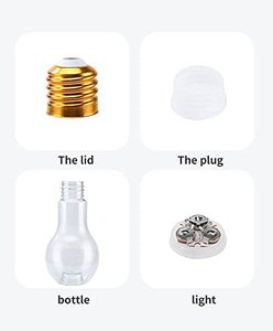 Gobelet de fête en plastique en forme d'ampoule 400 ml avec paille et couvercle en plastique PET, couleur personnalisée, logo personnalisé, vente en gros - Product Image 6
