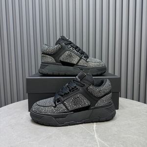 Luxury Designer <b>Retro</b> Sneakers Custom Casual Running Sports Shoes Diamond <b>Decoration</b> Genuine Leather Mesh Unisex Men - Product Image 6