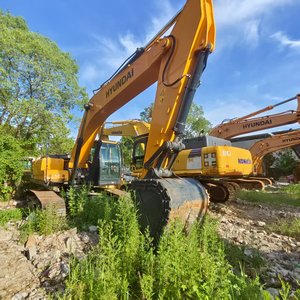 เครื่องขุด300LC-9s ฮุนไดมือสองหนัก30ตันพร้อมปั๊มพีแอลซีและส่วนประกอบหลักแบริ่ง - Product Image 3