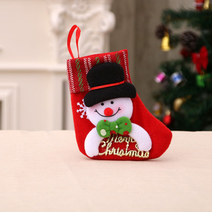 Chaussettes <span class=keywords><strong>de</strong></span> Noël en feutre, sacs cadeaux, pendentifs, décorations d'arbre, sacs <span class=keywords><strong>de</strong></span> décoration avec impression numérique - Product Image 2