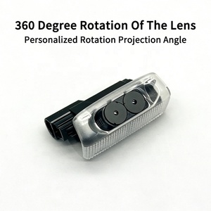 Dual Lens Welcome Door Dynamic <b>Lighting</b> Supports Customized Patterns Suitable for Toyota Audi Car Series <b>Plug</b> and Play - Product Image 3