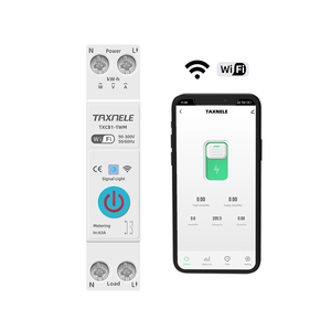 1P 63A tuya wifi thông minh ngắt mạch điện đo năng lượng mét Din Rail nhà thông minh không dây điều khiển từ xa chuyển đổi thông minh - Product Image 1