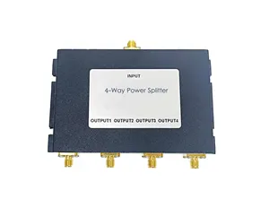 4 vie Splitter di potenza a bassa perdita di inserzione telecomunicazioni 868MHz 915Mhz Splitter Antenna ad alto isolamento connettore SMA