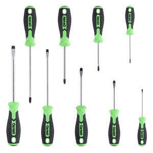 Jeu de tournevis professionnels Qutods 9 pièces, cruciformes Phillips, en acier au chrome-vanadium, poignée antidérapante, qualité industrielle - Product Image 5