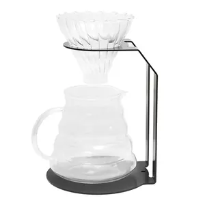Fabrika satış filtre kahve standı demir el kızarma kahve standı damla kahve dökmek Stand braketi filtreli fincan raf