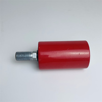Rouleau de guidage latéral pour convoyeur de charbon, rouleau de support à revêtement thermique en acier durable pour convoyeur à bande
