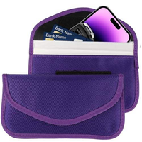 Sacs Faraday pour clés de voiture, téléphone portable, protection antivol, protection de la voiture, pochette de blocage du signal WiFi/GSM/LTE/NFC/RFID/entrée sans clé