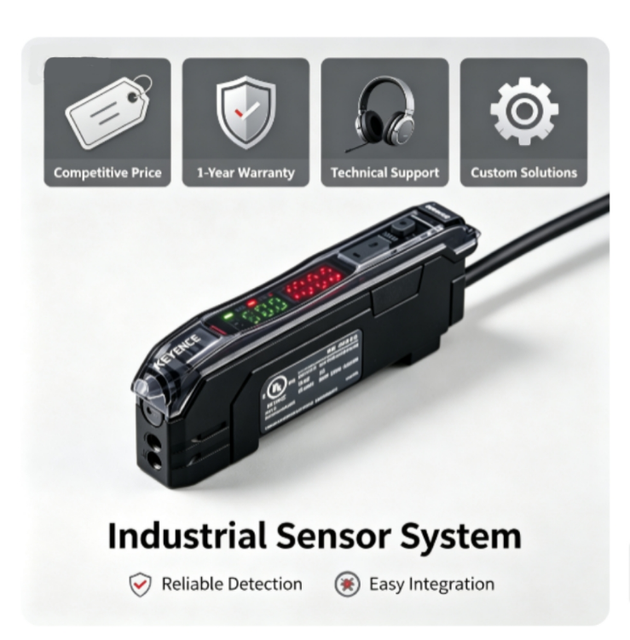 New Original FS-N Series Digital Fiber Amplifier for Object Counting & Position Detection