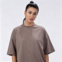 T-shirts personnalisés d'été pour femmes, mode, haute qualité, t-shirts oversize vierges pour femmes, robe t-shirt 100 % coton pour femmes