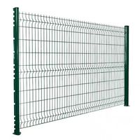 Panneau de clôture Panneau de clôture extérieur 3d Grille métallique soudée Panneau de clôture soudé 3d Bordure Cloture Clôture Clôture en treillis métallique courbe 3d