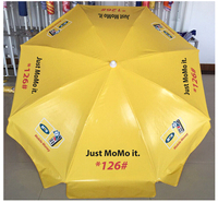 Parapluie de plage multifonctionnel en PVC vinyle, ombrelle d'extérieur à la mode