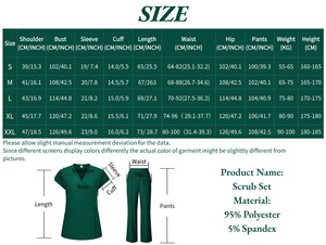 Conjuntos de Uniformes Médicos Duraderos de Poliéster para Clínica Dental, Unisex, Ropa de Enfermería para Medicina Estética, Ropa de Trabajo para Médicos - Product Image 6