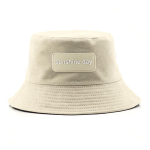 Wholesale OEM Custom Leather Patch Logo Adjustable Unisex Bucket Hat Design Denim Summer Beach Cycling Streetwear Travel - Product Image 6