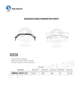 Giá tốt thuyền Cleat cửa lấy xử lý kéo thay thế boong phần cứng stub hình bầu dục lấy xử lý - Product Image 6
