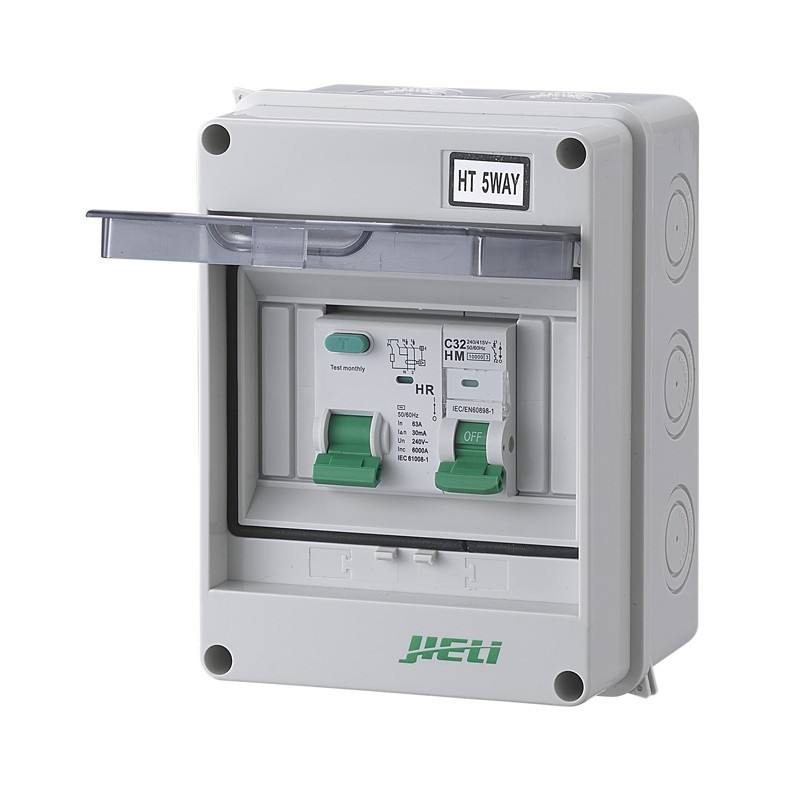 HT 4-Way IP 60 Outdoor Power Distribution Box CE Certified 12-Way TPN MCCB Panel OEM/ODM Electrical Switchboard for Industrial