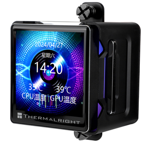NOUVEAU Refroidisseur de processeur liquide AIO Thermalright Elite Vision 360 ARGB Noir & Blanc avec écran IPS 360 mm et ventilateur PWM pour PC de bureau de jeu - Product Image 6