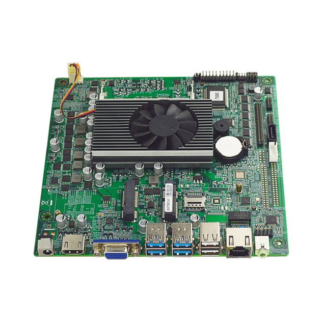 New Adipcom EITX-7380 Optional Intel CPU 3855U/i3-6100U/i5-6200U Computer Server ITX Mini Motherboard 2LAN/DDR3 Single SATA 8GB