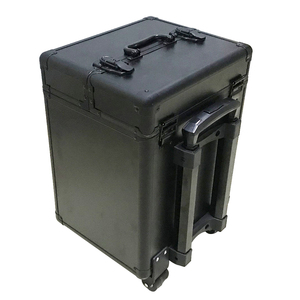 Factory Price Lockable Hard Aluminium Tool Box Flight Case with Removable Dividers and Wheels