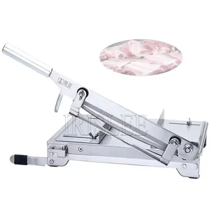 Rib Chopping Knife Manual Bone Cutting Machine Stainless Steel Meat Slicer Steak Lamb Chops Guillotine