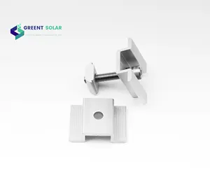 Pinces universelles pour composants de système de montage solaire Pince intermédiaire simple solaire