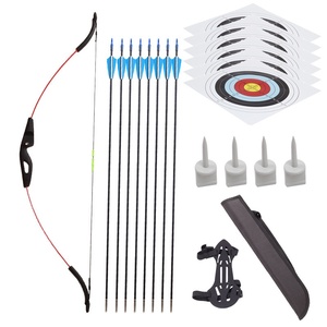 Hot bán ngoài trời bắn cung trẻ em recurve cung và mũi tên gốm cho trái và tay phải sử dụng 15 lbs - Product Image 1