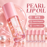 Huile à lèvres à l'essence de caviar RTS 6 ml, sans parfum, hydratante, haute brillance, soin des lèvres, faible MOQ 2 pièces, vente en gros, logo personnalisé