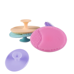 Brosse nettoyante et exfoliante manuelle en silicone rose pour le visage, masseur portatif, outil de nettoyage du maquillage - Product Image 2