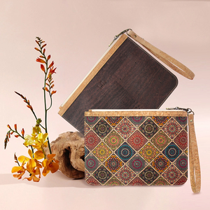 2025 रेट्रो हाई-एंड महिलाओं के फोन बैग उत्कृष्ट कोर मुद्रित क्लच शॉर्ट वॉलेट कार्ड धारक - Product Image 6