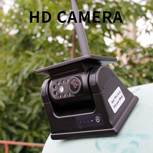 <b>Wireless</b> Solar Battery Backup <b>Camera</b> Monitor Kit Blind Area <b>Reverse</b> Aid System Magnetic Base Mount for Bus Truck YB-<b>Wireless</b>-Sol - Product Image 2
