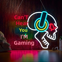 Lampe décorative LED néon à commande par interrupteur en forme de personnage de jeu, best-seller pour le commerce transfrontalier