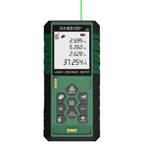 USB sạc mức kép lọ kỹ thuật số thiết bị đo laser đo băng mét với laser màu xanh lá cây