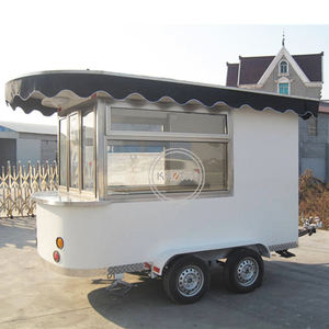 OEM Commercial Food Truck <b>Coffee</b> Kiosk Cart Vans Fast Food Serving Mobile Street Bbq Food Trailer - Product Image 3