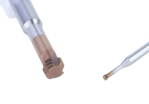 Qinrui Solid Spiral Flute <b>Tap</b> M3*0.5 Metric 3/4Flutes ALTIN Coated Internal Threading <b>Die</b> Milling Bits HRC68 - Product Image 5