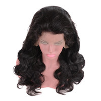 Perruque frontale en dentelle à ondulations bouclées, cheveux humains, sans colle, avec une ligne de cheveux réaliste pour femmes