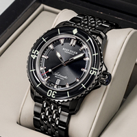 Récif Tiger – montre étanche pour homme, Bracelet en cristal de saphir de marque supérieure pour plongée mécanique, montres lumineuses RGA3035