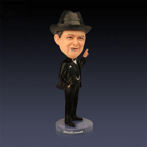 Estatuilla de cabeza de Bobble personalizada del Primer Ministro del Reino Unido Churchill exquisito artículo de decoración para el hogar estatuilla de resina transfronteriza al por mayor - Product Image 2