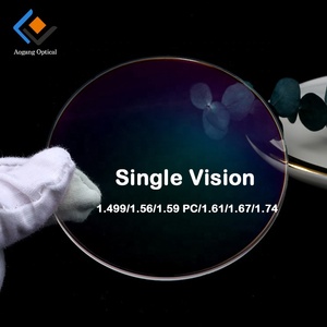 Lentes de <span class=keywords><strong>Visión</strong></span> Única CR-39 con Índice 1.67, Lentes Asféricas Transparentes <span class=keywords><strong>para</strong></span> Miopía, Lentes Ópticas con Recubrimiento HMC CR39 - Product Image 3