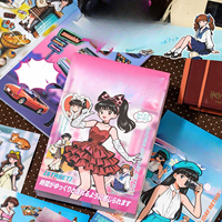 20 Stiker Per Paket Seri Liburan Showa Dekorasi Planner DIY Bergaya Manga Jepang Retro
